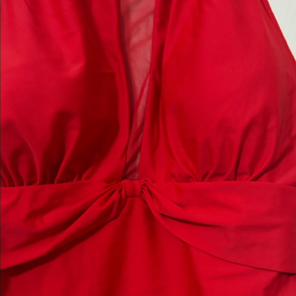 Red One Piece Swimsuit - Picture 2 of 6